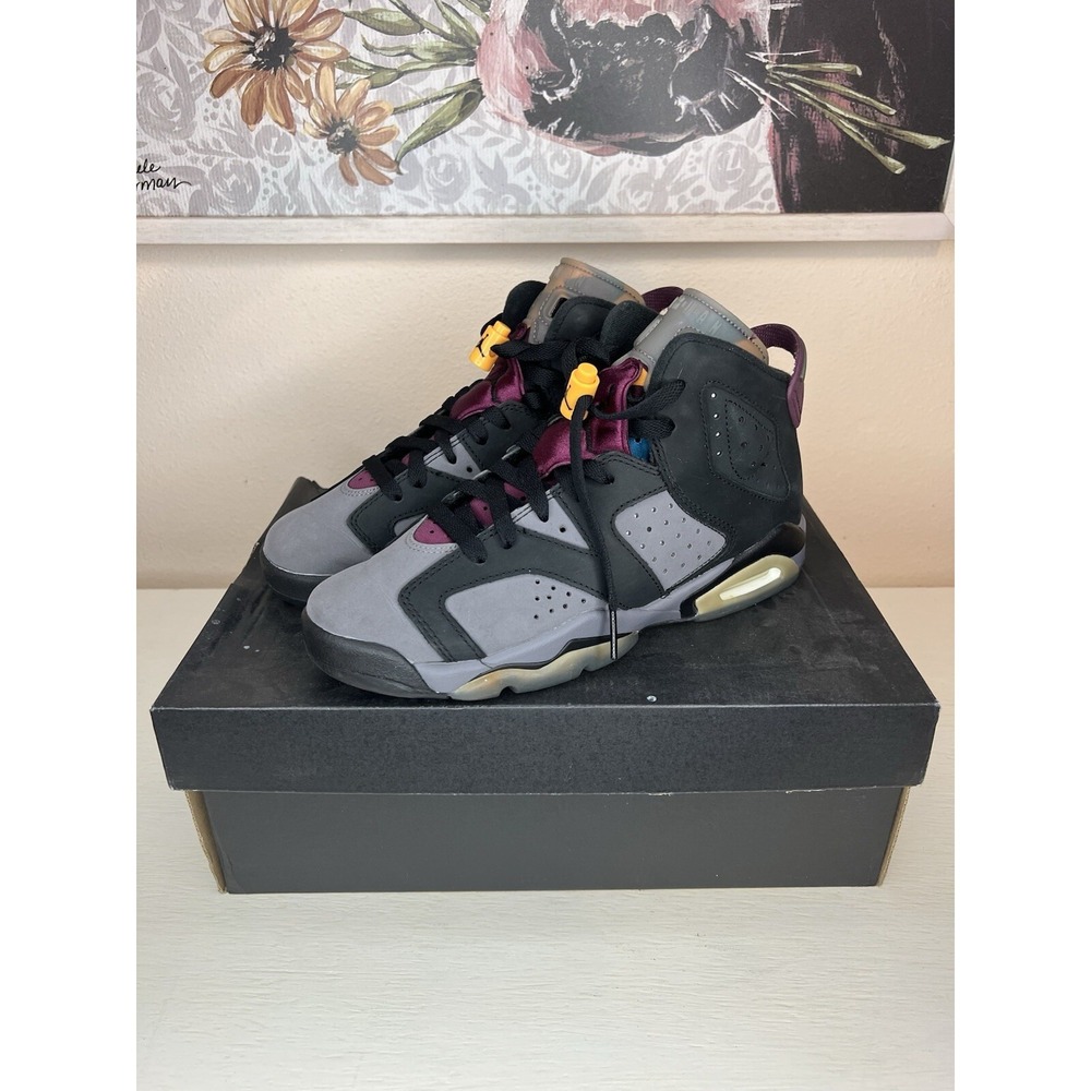 NIKE Air Jordan 6 Retro Bordeaux GS Size 5y Original Box